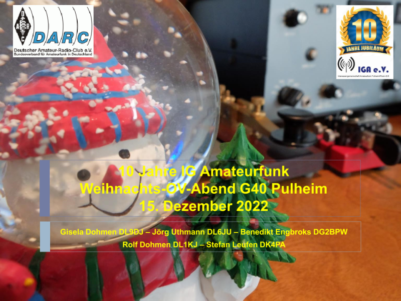 10 Jahre IG-Amateurfunk in Pulheim